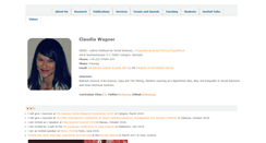 Desktop Screenshot of claudiawagner.info